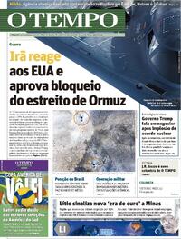 Capa do jornal Jornal O Tempo 23/06/2025