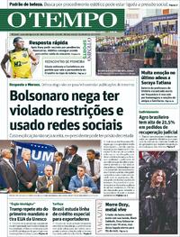 Capa do jornal Jornal O Tempo 23/07/2025