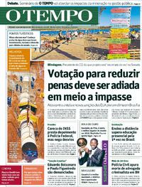 Capa do jornal Jornal O Tempo 23/09/2025