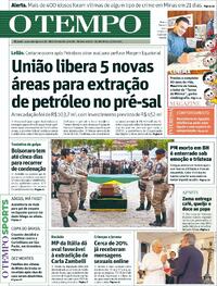 Capa do jornal Jornal O Tempo 23/10/2025