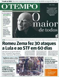 Capa do jornal Jornal O Tempo 24/05/2025