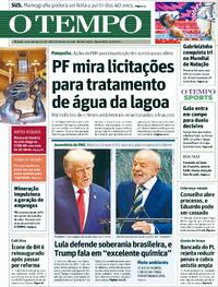 Capa do jornal Jornal O Tempo 24/09/2025