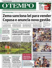Capa do jornal Jornal O Tempo 24/12/2025