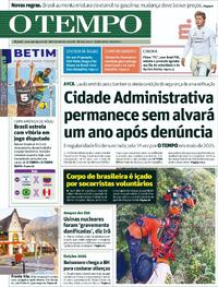 Capa do jornal Jornal O Tempo 26/06/2025