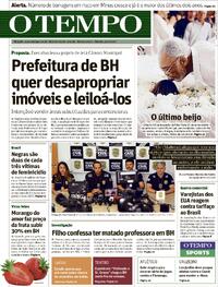 Capa do jornal Jornal O Tempo 26/07/2025