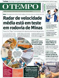 Capa do jornal Jornal O Tempo 26/08/2025