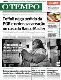 Capa do jornal Jornal O Tempo 26/12/2025