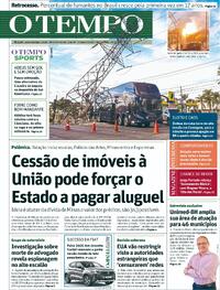Capa do jornal Jornal O Tempo 29/05/2025