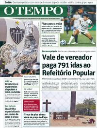 Capa do jornal Jornal O Tempo 30/04/2025
