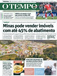 Capa do jornal Jornal O Tempo 30/05/2025
