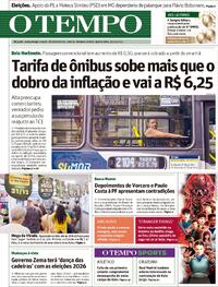 Capa do jornal Jornal O Tempo 31/12/2025