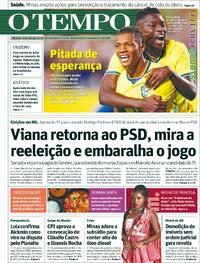 Capa do jornal Jornal O Tempo 01/04/2026