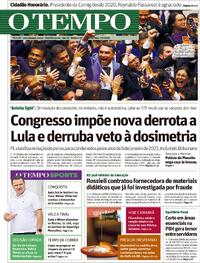 Capa do jornal Jornal O Tempo 01/05/2026