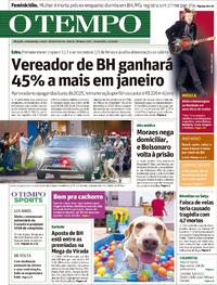 Capa do jornal Jornal O Tempo 02/01/2026