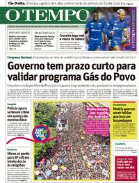 Capa do jornal Jornal O Tempo 02/02/2026