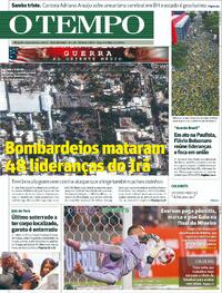 Capa do jornal Jornal O Tempo 02/03/2026