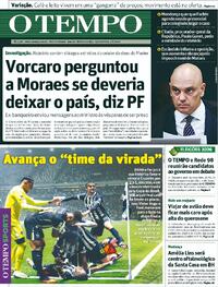 Capa Jornal O Tempo 02/09/2026