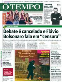Capa Jornal O Tempo 02/10/2026