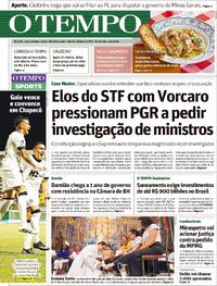 Capa do jornal Jornal O Tempo 03/04/2026