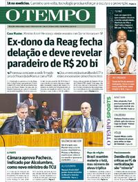 Capa Jornal O Tempo 03/09/2026