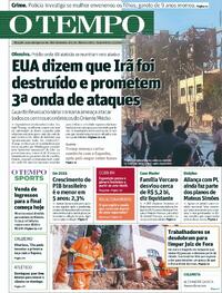 Capa do jornal Jornal O Tempo 04/03/2026