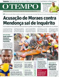 Capa Jornal O Tempo 05/09/2026