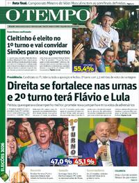 Capa Jornal O Tempo 05/10/2026