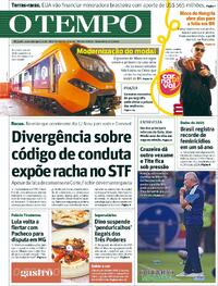 Capa do jornal Jornal O Tempo 06/02/2026