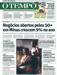 Capa Jornal O Tempo 06/06/2026