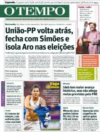 Capa Jornal O Tempo 06/08/2026