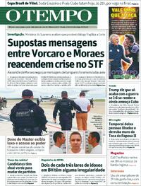 Capa do jornal Jornal O Tempo 07/03/2026
