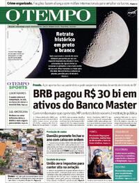 Capa do jornal Jornal O Tempo 07/04/2026