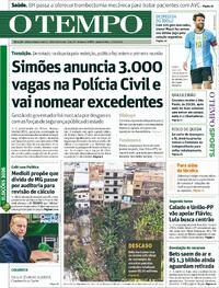 Capa Jornal O Tempo 07/10/2026