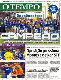 Capa do jornal Jornal O Tempo 09/03/2026
