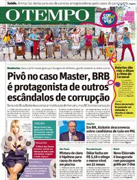Capa do jornal Jornal O Tempo 10/02/2026