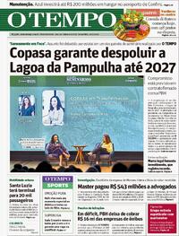 Capa do jornal Jornal O Tempo 10/04/2026