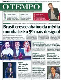 Capa Jornal O Tempo 10/06/2026
