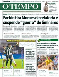 Capa Jornal O Tempo 10/09/2026