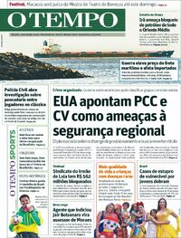 Capa do jornal Jornal O Tempo 11/03/2026