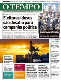 Capa Jornal O Tempo 11/08/2026