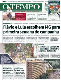 Capa Jornal O Tempo 12/08/2026