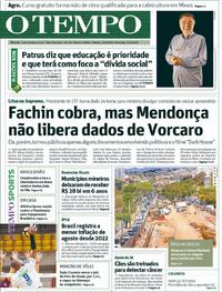 Capa do jornal Jornal O Tempo 12/09/2026