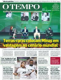 Capa do jornal Jornal O Tempo 14/05/2026