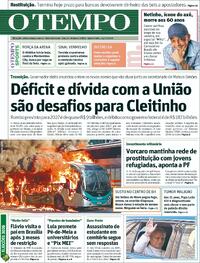 Capa Jornal O Tempo 14/10/2026