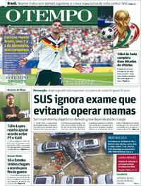 Capa Jornal O Tempo