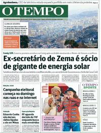Capa Jornal O Tempo