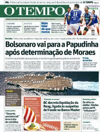 Capa do jornal Jornal O Tempo 16/01/2026
