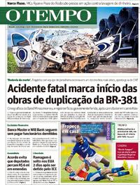 Capa do jornal Jornal O Tempo 16/04/2026