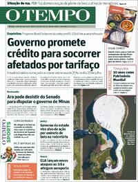 Capa Jornal O Tempo