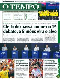 Capa Jornal O Tempo 17/08/2026